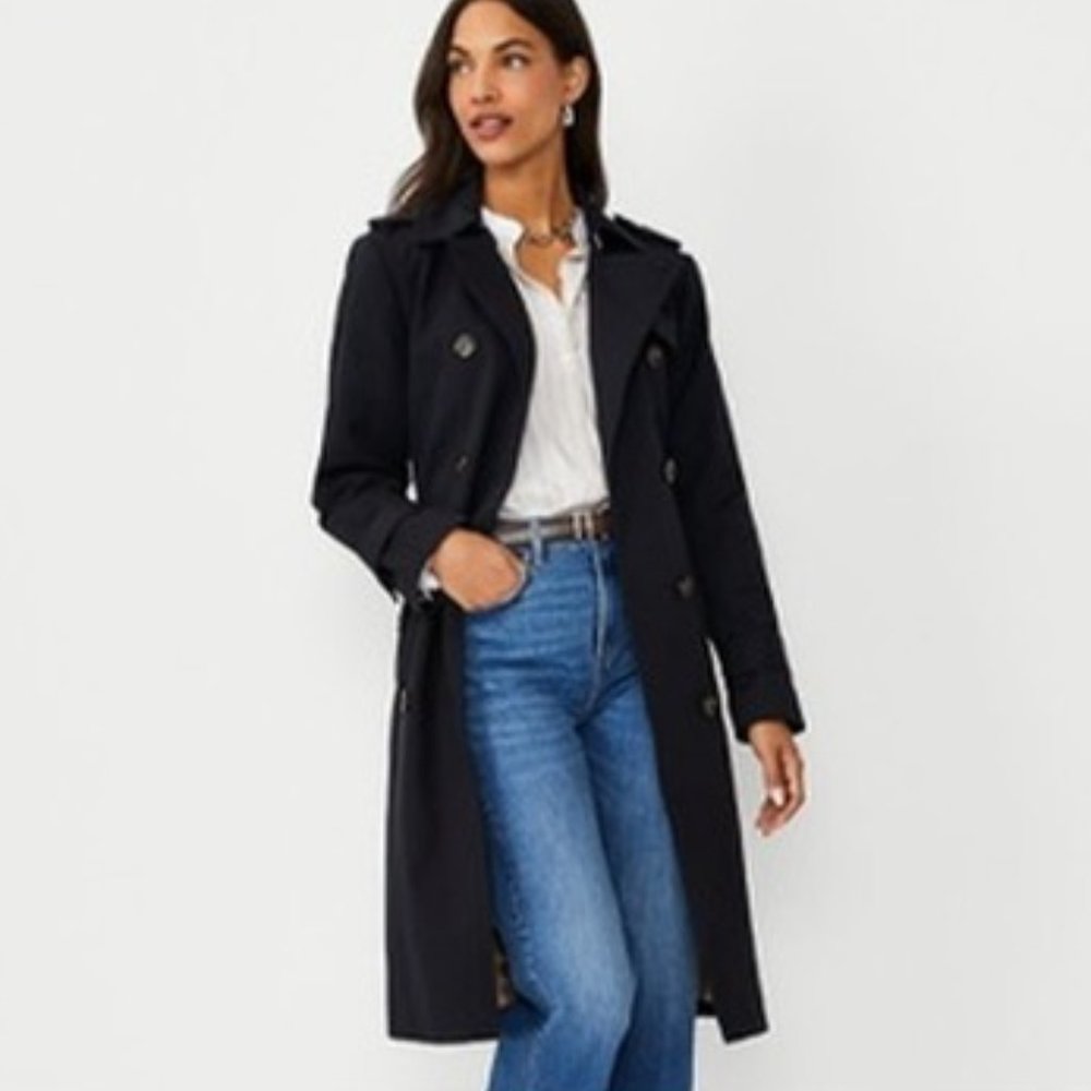 Ann Taylor Trenchcoat, Black